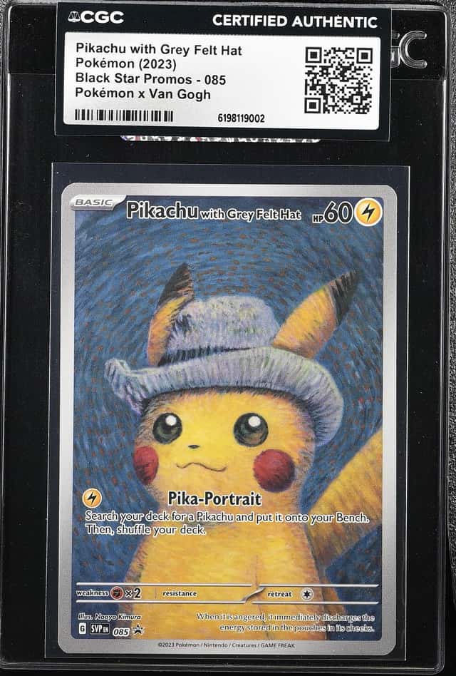 Pikachu/Grey Felt Hat