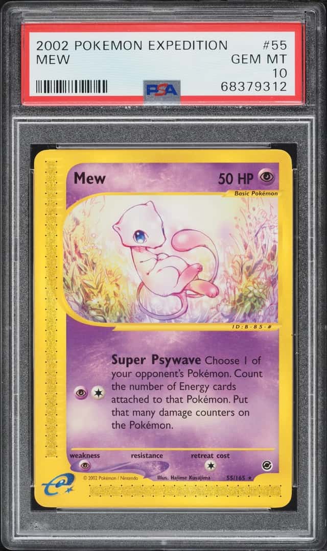 2002 Pokemon Expedition Mew #55 PSA 10 GEM MINT