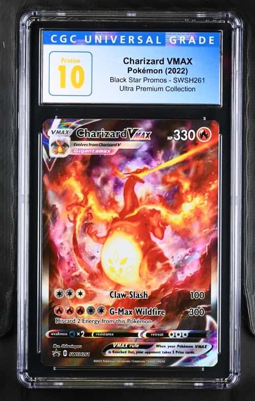 2022 POKEMON PROMO ULTRA PREMIUM COLLECTION CHARIZARD VMAX CGC 10 PRISTINE