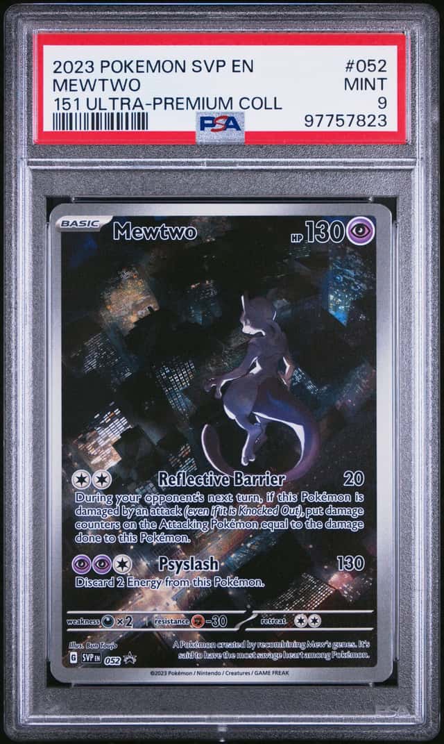 PSA 9 Mewtwo 052 SV Scarlet & Violet Promo English Holo Pokemon TCG Card