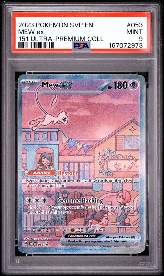 2023 POKEMON SVP PROMO 151 ULTRA-PREMIUM COLLECTION #053 MEW EX PSA 9