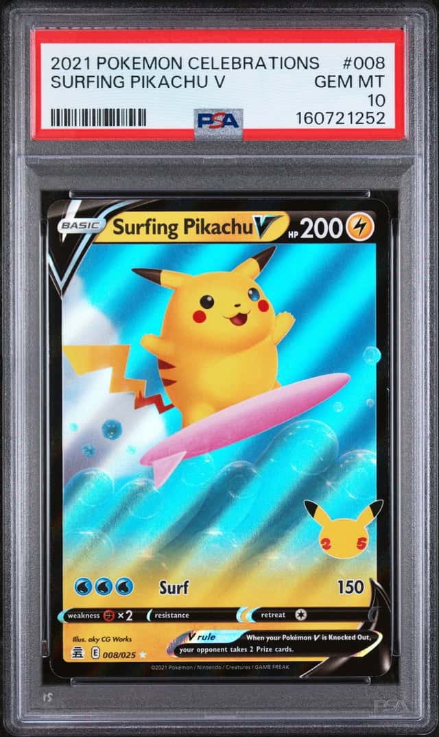 Surfing Pikachu V