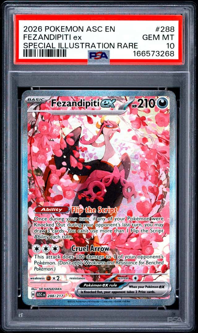 Fezandipiti EX *PSA 10* Special Illustration Rare *Ascended Heroes* #288