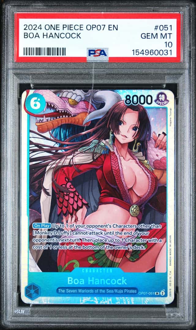 One Piece En Boa Hancock OP07-051 PSA 10 Gem Mint