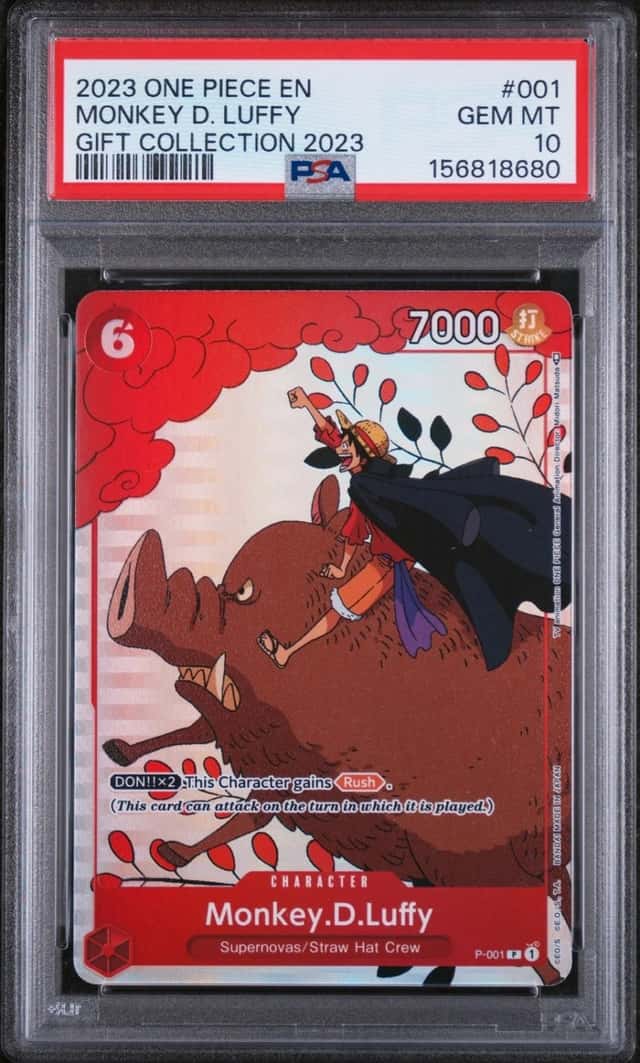 2023 ONE PIECE GIFT COLLECTION 2023 #001 MONKEY D. LUFFY PSA 10