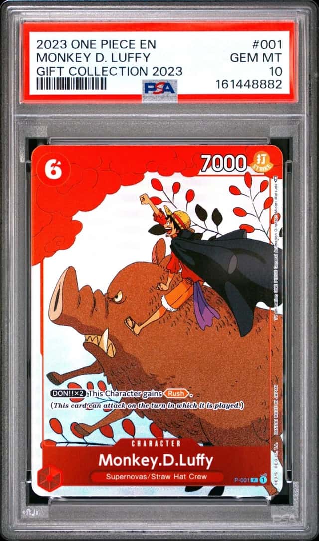 2023 ONE PIECE GIFT COLLECTION 2023 #001 MONKEY D. LUFFY PSA 10