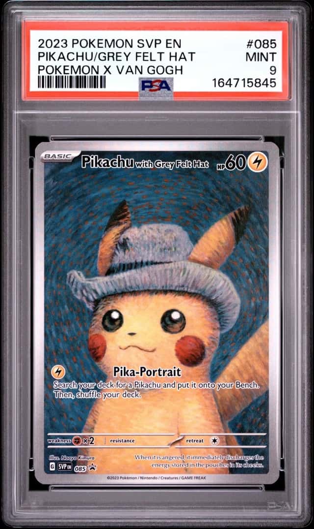 Pikachu/Grey Felt Hat