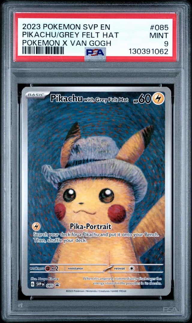 Pikachu/Grey Felt Hat