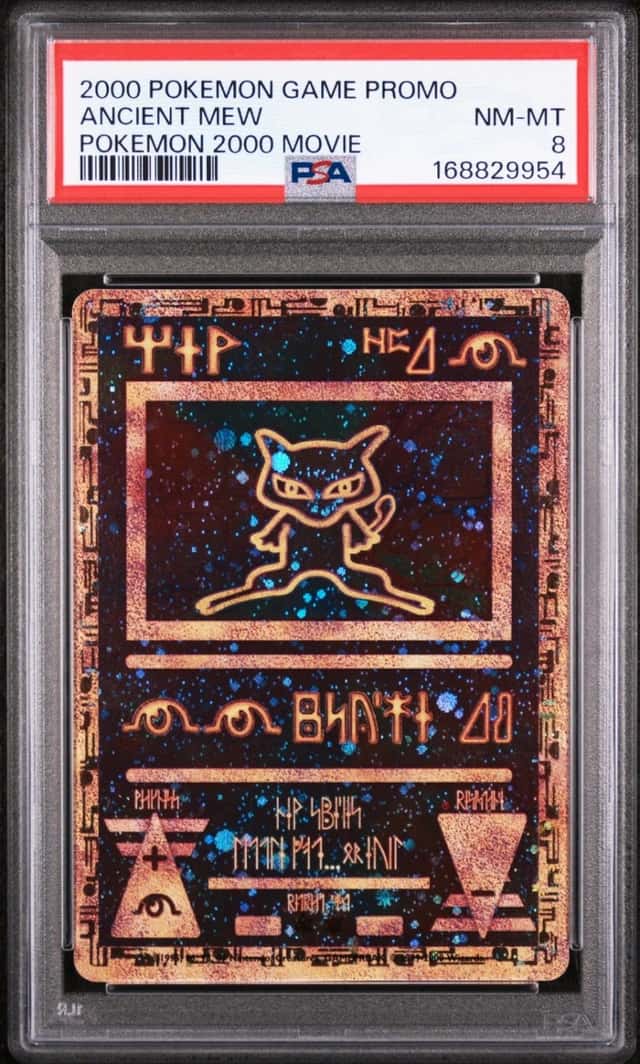 2000 POKEMON GAME MOVIE POKEMON 2000 MOVIE ANCIENT MEW PSA 8