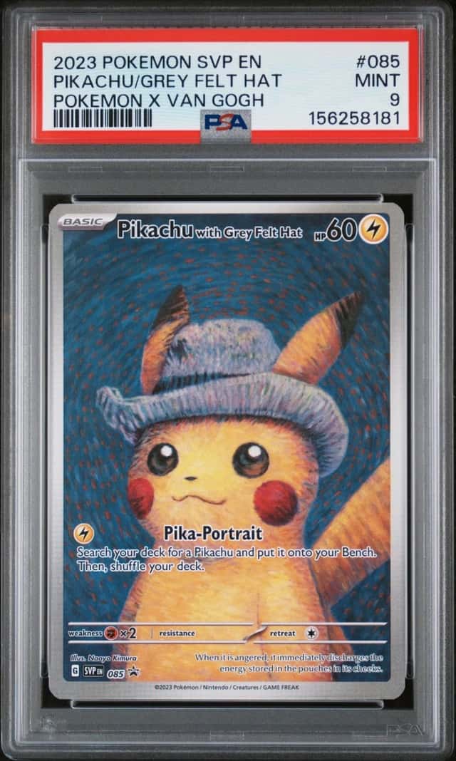 Pikachu/Grey Felt Hat