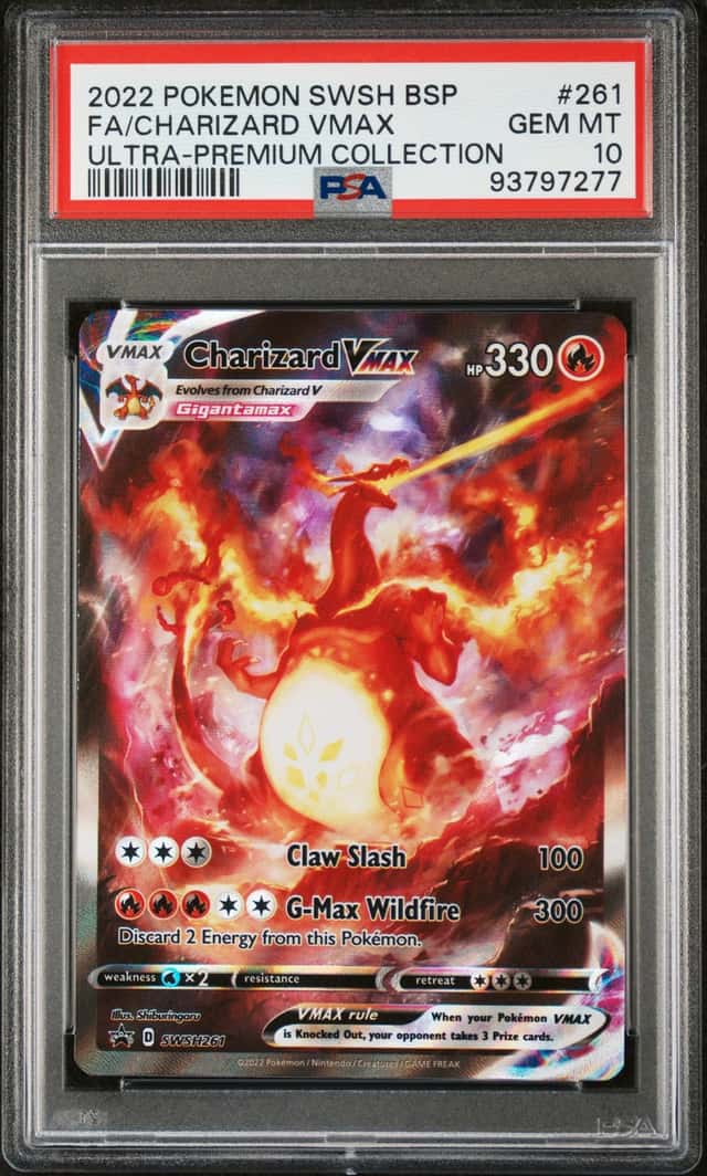 PSA 10 Charizard VMAX Black Star Promos SWSH 261 2022 Pokemon Gem Mint