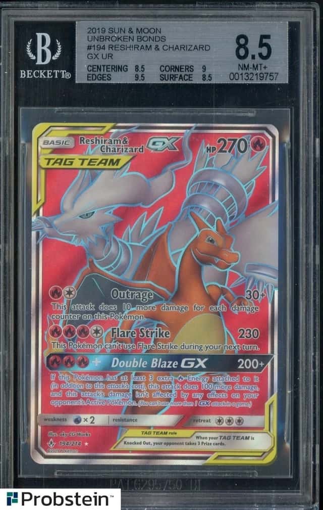 Reshiram & Charizard GX