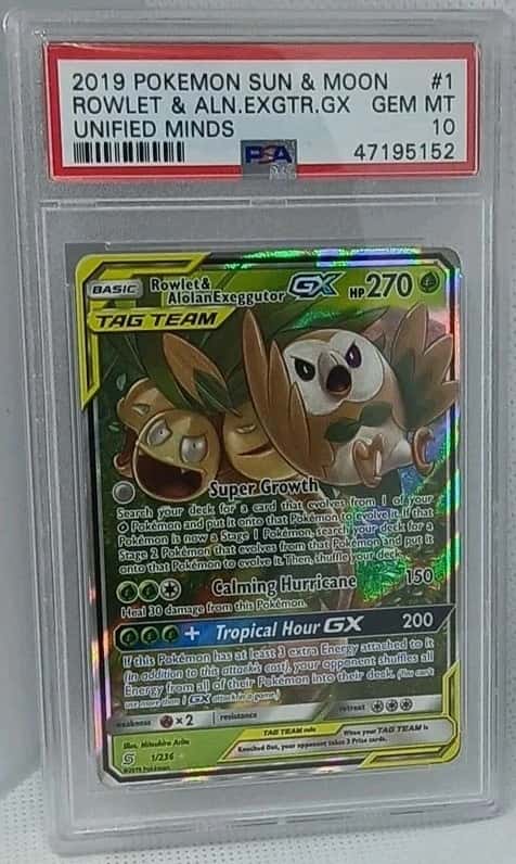 Rowlet & Alolan Exeggutor GX