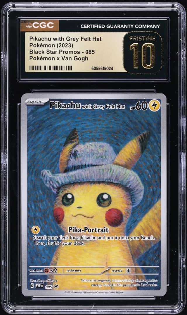 Pikachu/Grey Felt Hat