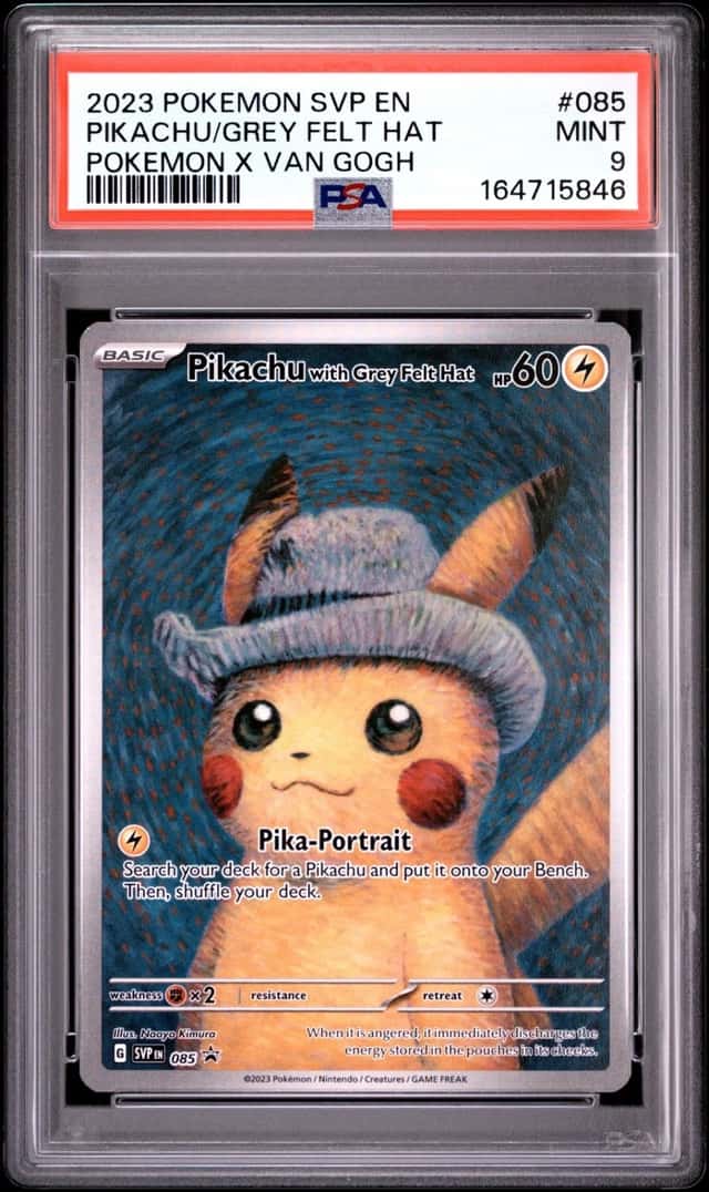 Pikachu/Grey Felt Hat
