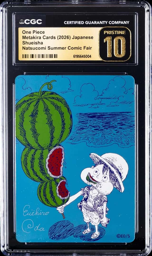 2026 ONE PIECE METAKIRA CARDS SHUEISHA CGC 10 PRISTINE