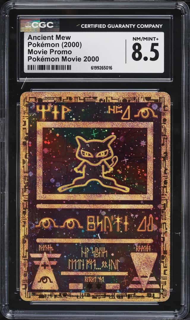 2000 Pokemon Movie Promo Ancient Mew CGC 8.5 NM-MT+