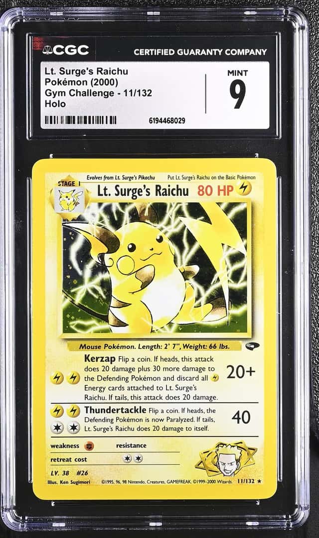 Lt. Surge's Raichu