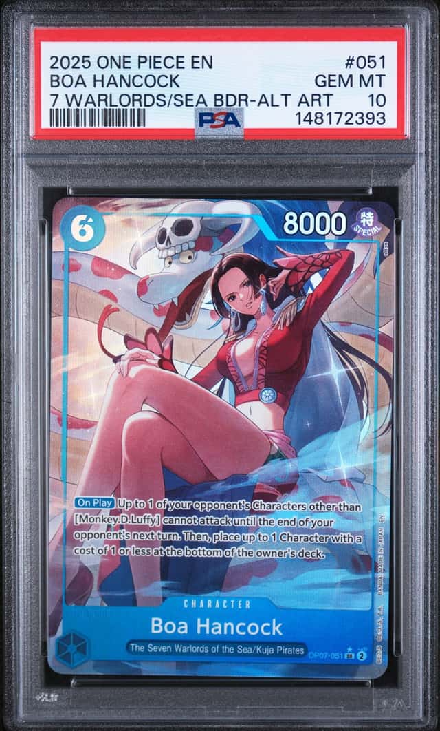2025 One Piece Promo Seven Warlords of the Sea Binder Alternate Art Boa Hancock #OP07051