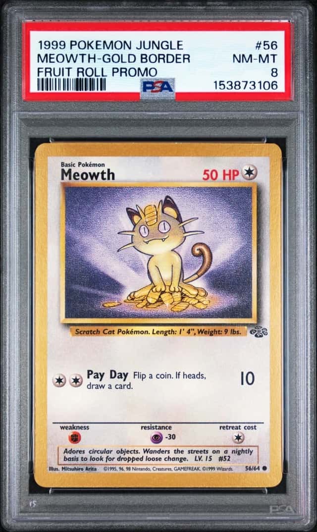 Meowth-Gold Border