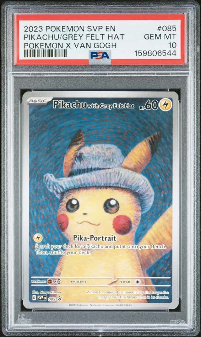 Pikachu/Grey Felt Hat
