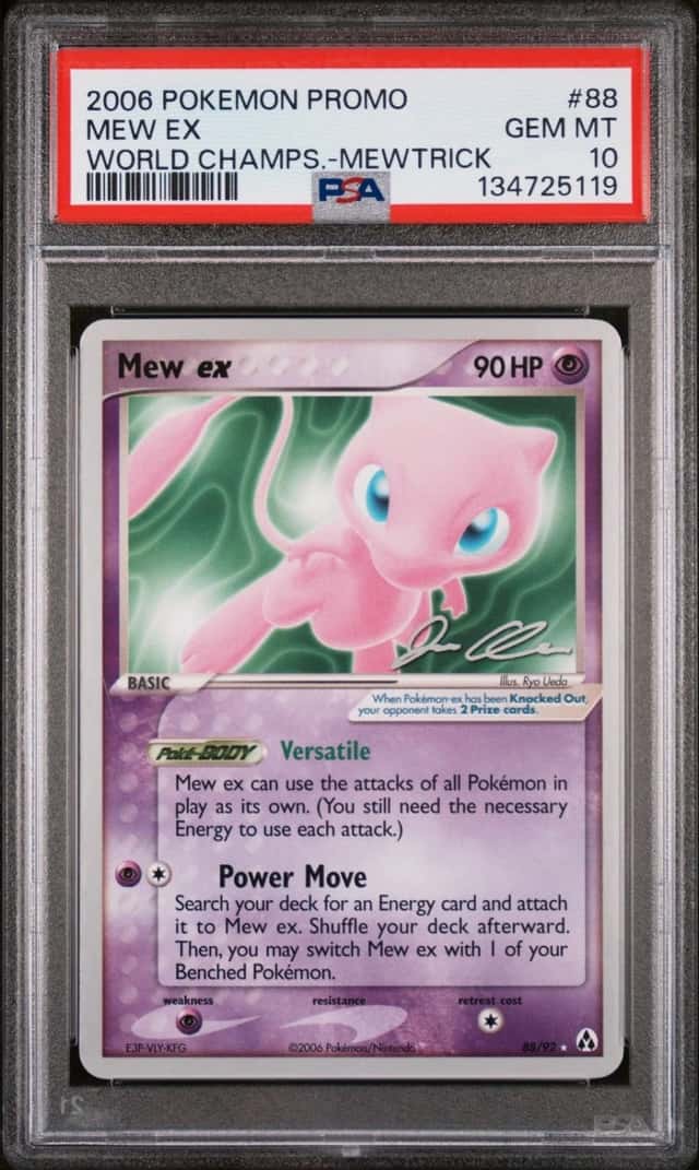 Pokemon Mew EX 2006 World Championships Promo 88 Mewtrick PSA 10 Gem Mint