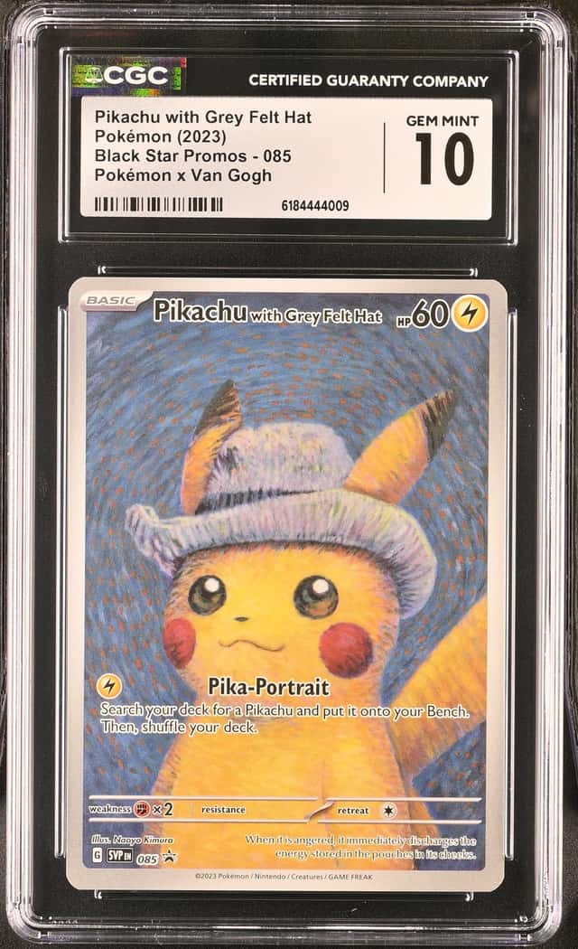 Pikachu/Grey Felt Hat
