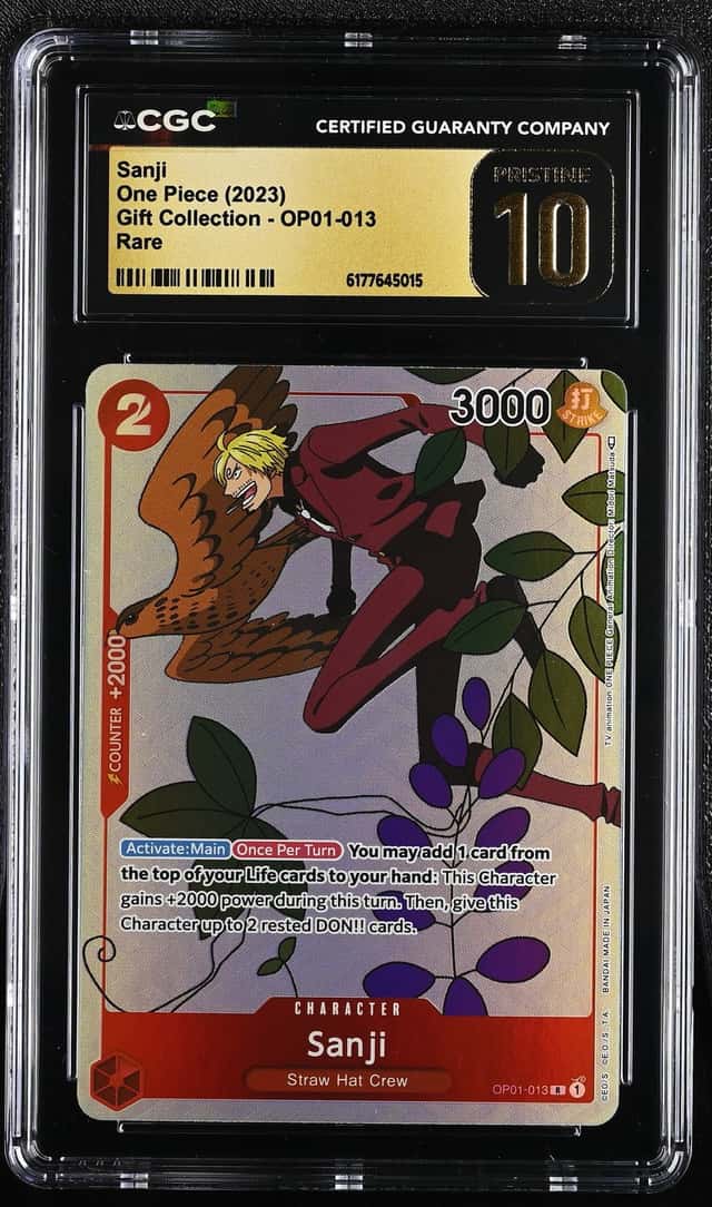 2023 ONE PIECE GIFT COLLECTION 2023 #013 SANJI CGC 10 PRISTINE
