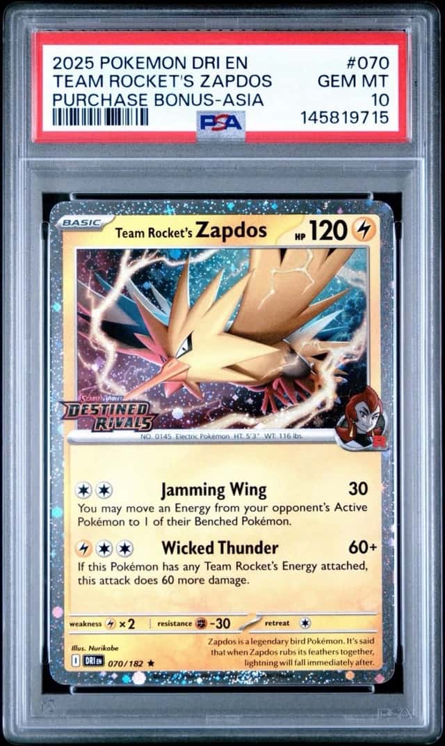 Team Rocket's Zapdos