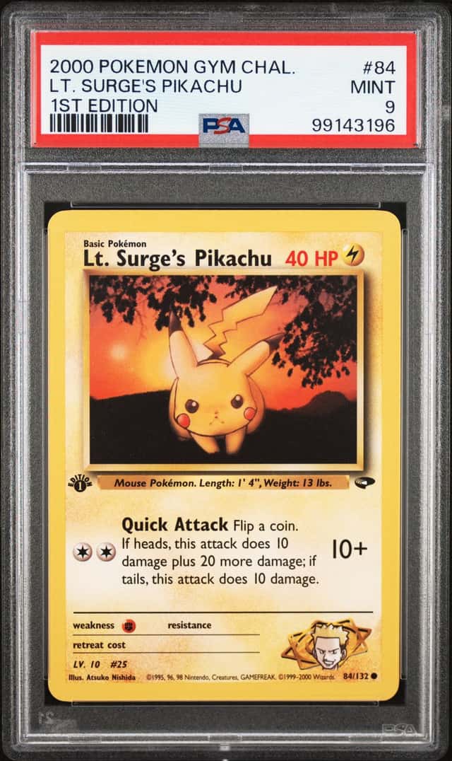 Lt. Surge's Pikachu