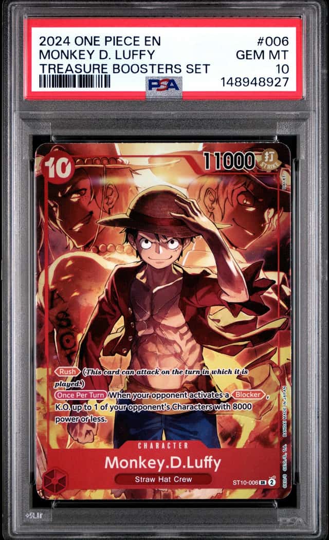 Monkey.D.Luffy (Treasure Booster Set) ST10-006 One Piece Promotion Cards Foil