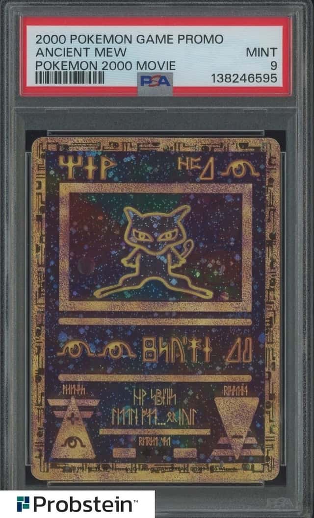 2000 Pokemon Game Promo Pokemon 2000 Movie Ancient Mew PSA 9 MINT