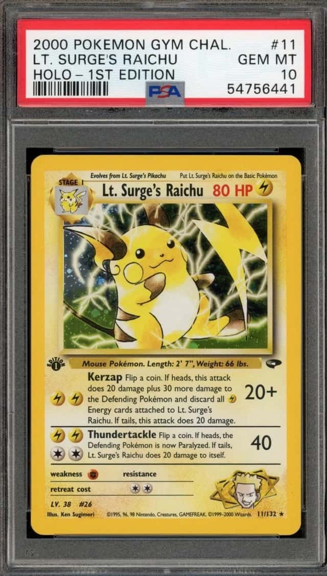 Lt. Surge's Raichu