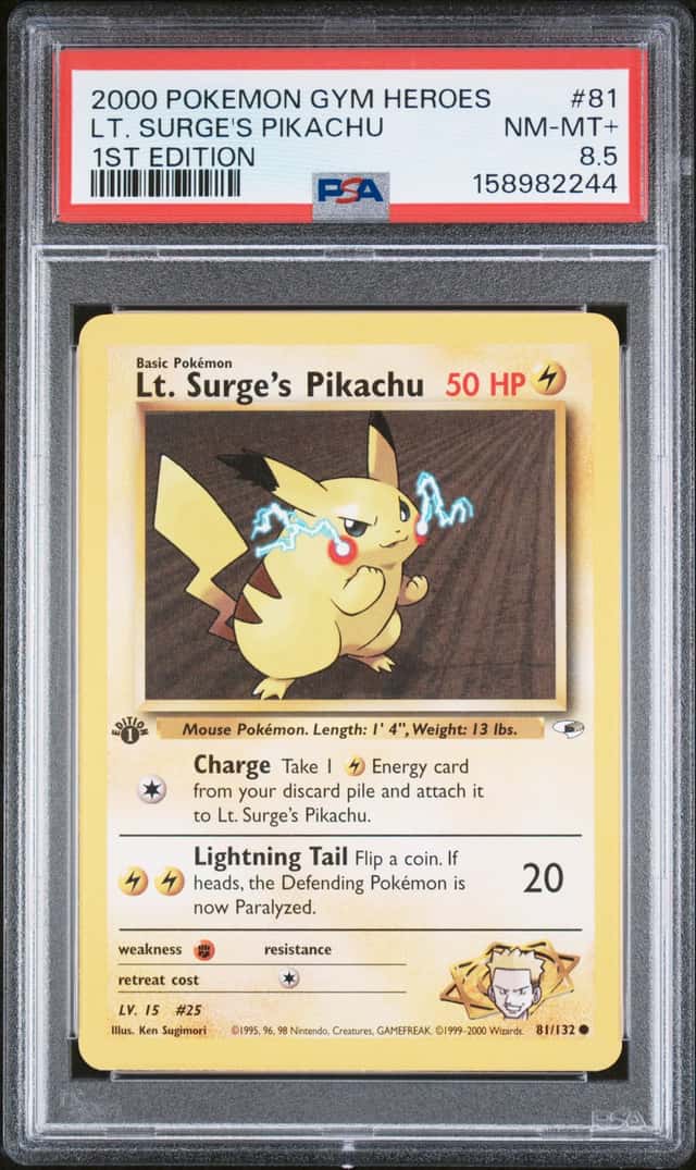 Lt. Surge's Pikachu