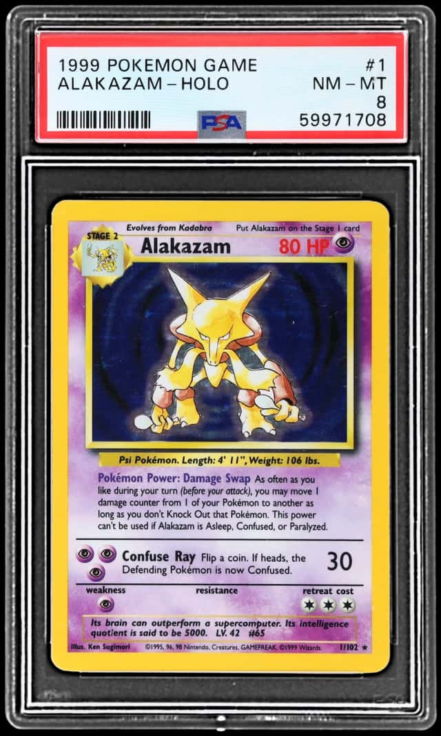 1999 Pokemon Game Holo Alakazam #1