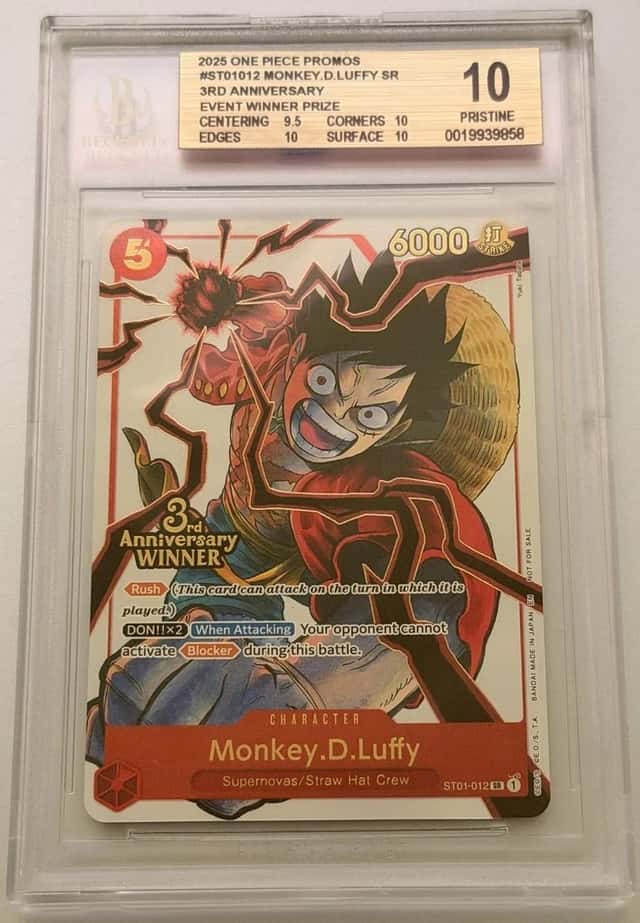 Monkey.D.Luffy SR/(3rd Anniversary Event )