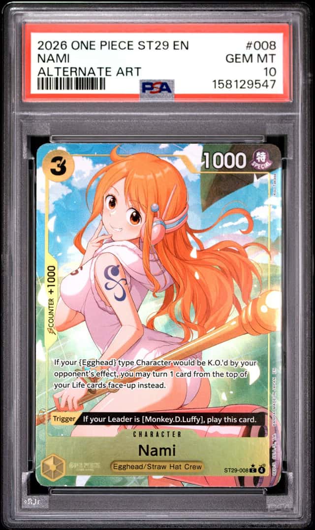 Nami (Full Art) ST29-008 Starter Deck 29: Egghead Foil Psa10
