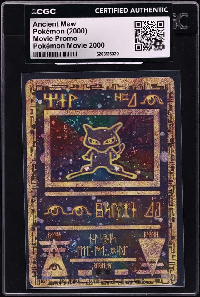 2000 Pokemon Movie Promo Ancient Mew CGC AUTH