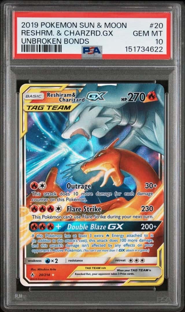 Reshiram & Charizard GX