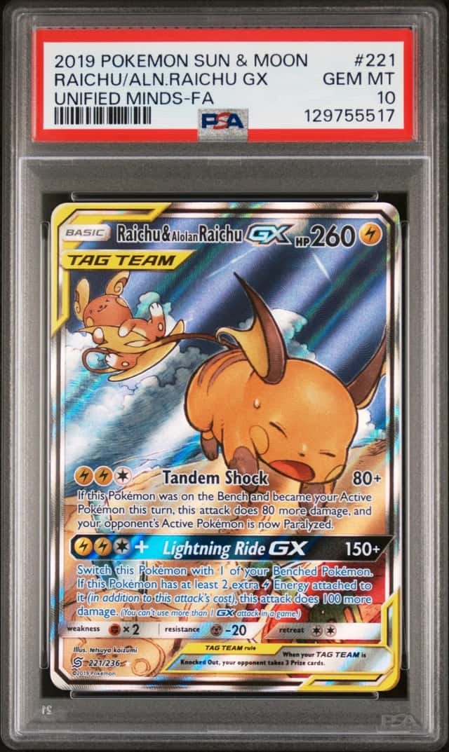 Raichu & Alolan Raichu GX