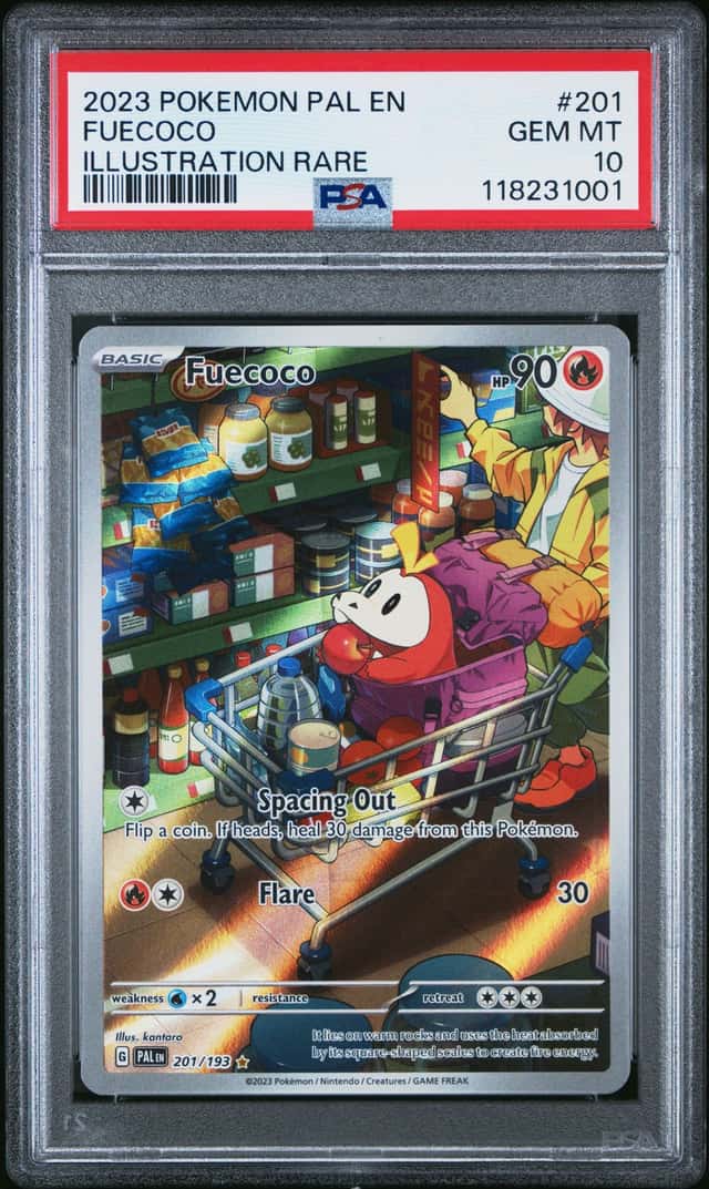 2023 Pokemon SV Paldea Evolved Fuecoco Illustration Rare #201/193 PSA 10