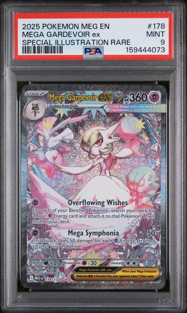 2025 Pokemon Gardevoir ex Special Illustration Rare #178/132 PSA 9