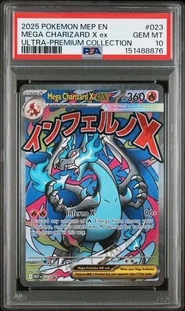2025 Pokemon - Mega Charizard X EX #023 - Ultra Premium Collection - PSA 10