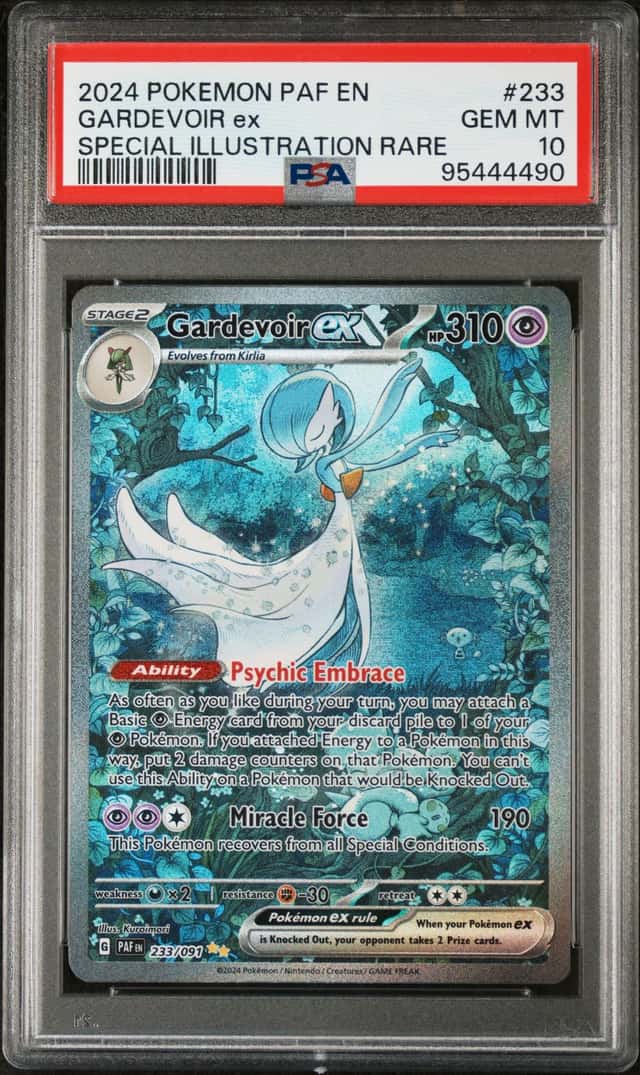 2024 Pokemon Scarlet and Violet Paldean Fates Special Illustration Rare Gardevoir Ex #233