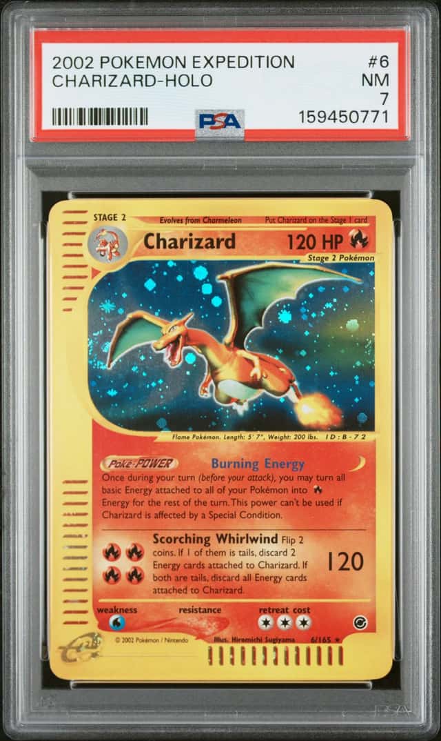 2002 Pokemon Expedition Holo Charizard #6