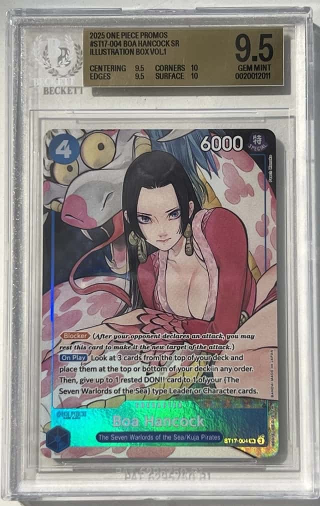Boa Hancock BGS 9.5 ST17-004 2025 Illustration Box Vol.1 One Piece Peach Momoko
