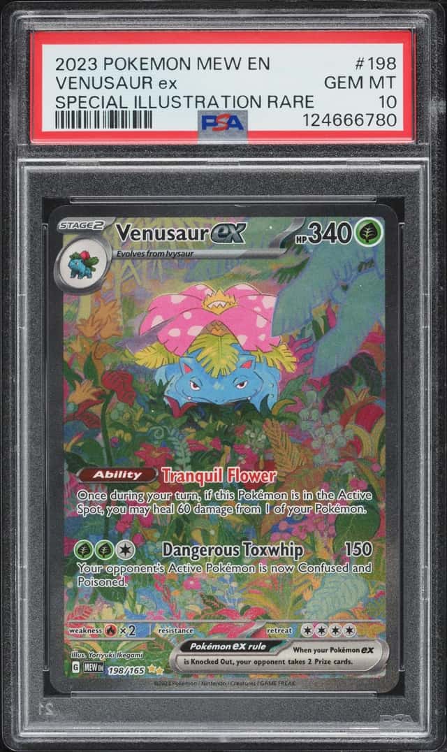 2023 Pokemon Scarlet & Violet 151 SIR Venusaur Ex #198 PSA 10 GEM MINT