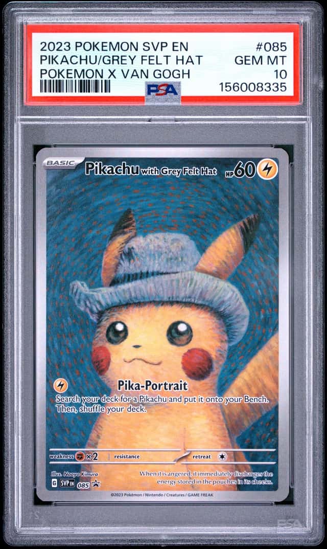 Pikachu/Grey Felt Hat