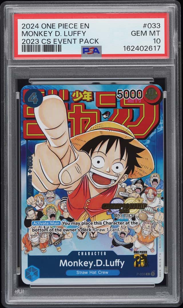 2024 One Piece Monkey D. Luffy CS Event Pack #P-033 PSA 10 GEM MINT GEM MINT
