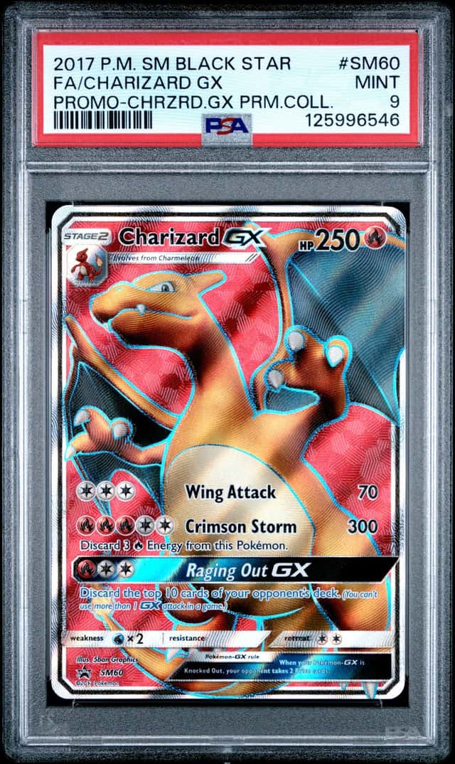 2017 Pokemon SM Black Star Promos Charizard #SM60 PSA 9